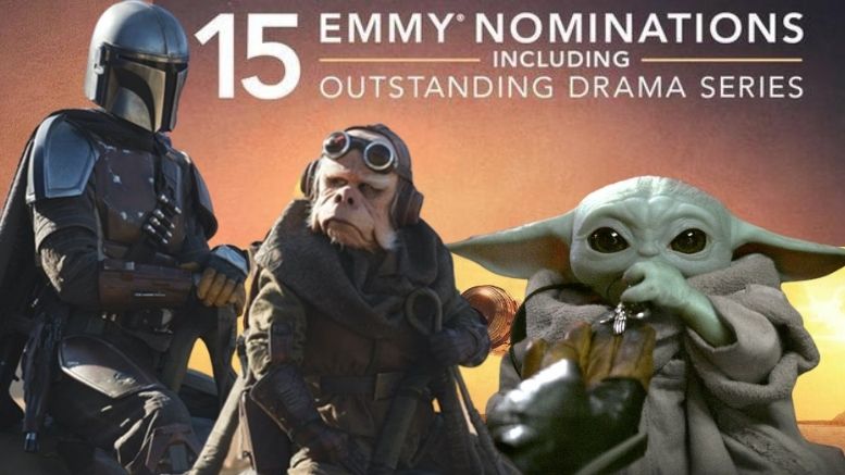15 emmy nominations including outstanding drama series - The Mandalorian.