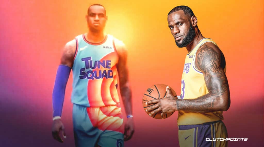 Lakers' Lebron James Unveils Uniform for 'Space Jam: A New Legacy'