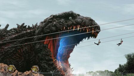 Ziplining Straight Into Godzilla’s Mouth Is Peak 2020 Godzilla Food