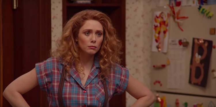 Elizabeth Olsen in WandaVision