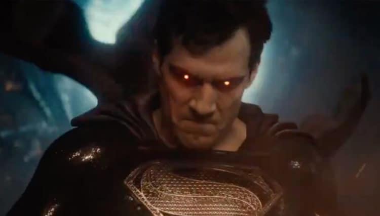 Zack Snyder's Justice League Black Suit Superman In Action
