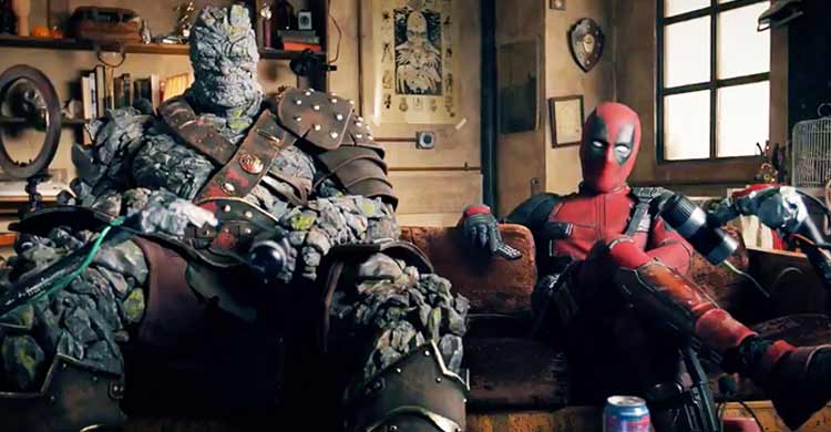 Deadpool Joins MCU And Watches Free Guy Trailer With Korg