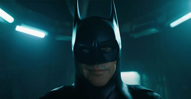 The Flash trailer, Michael Keaton Batman